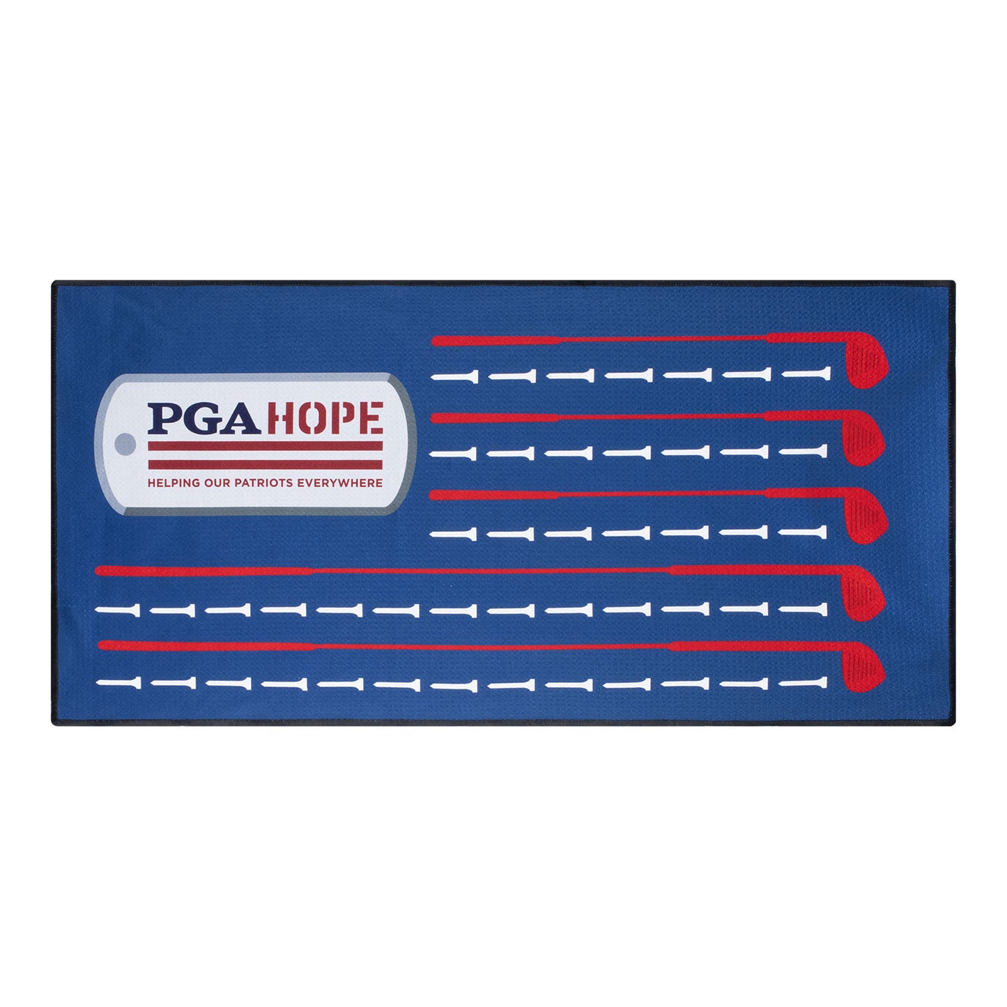 Dynamic PGA HOPE American Flag Club Towel - Front View