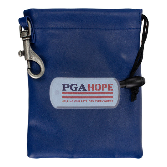 Ahead PGA HOPE USA Faux Leather Pouch - Front View