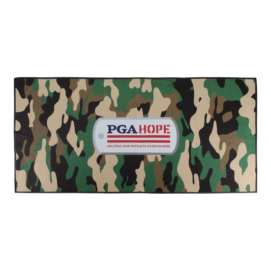Dynamic PGA HOPE Camo Towel - Front View