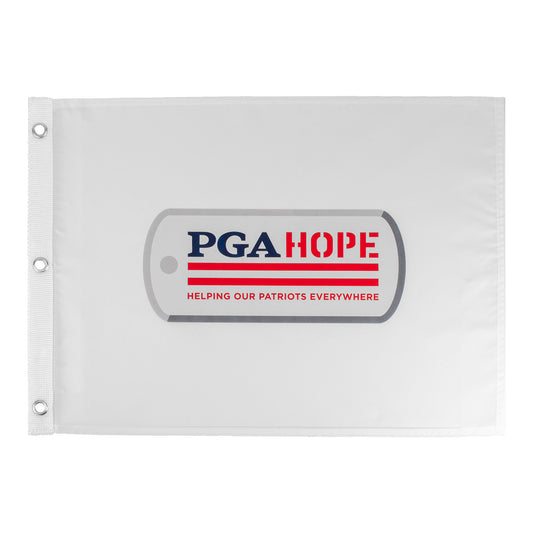 PGA HOPE White Flag - Front View