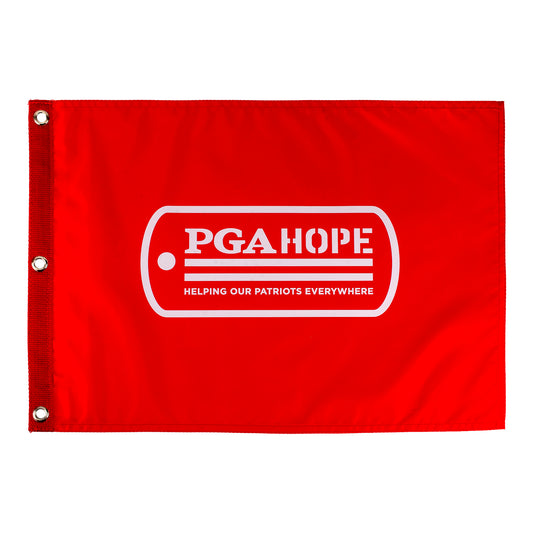 PGA HOPE Red Flag - Front View