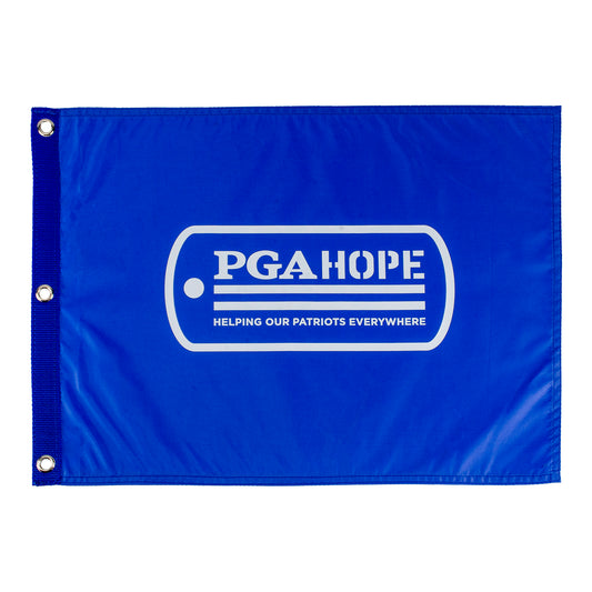 PGA HOPE Blue Flag - Front View