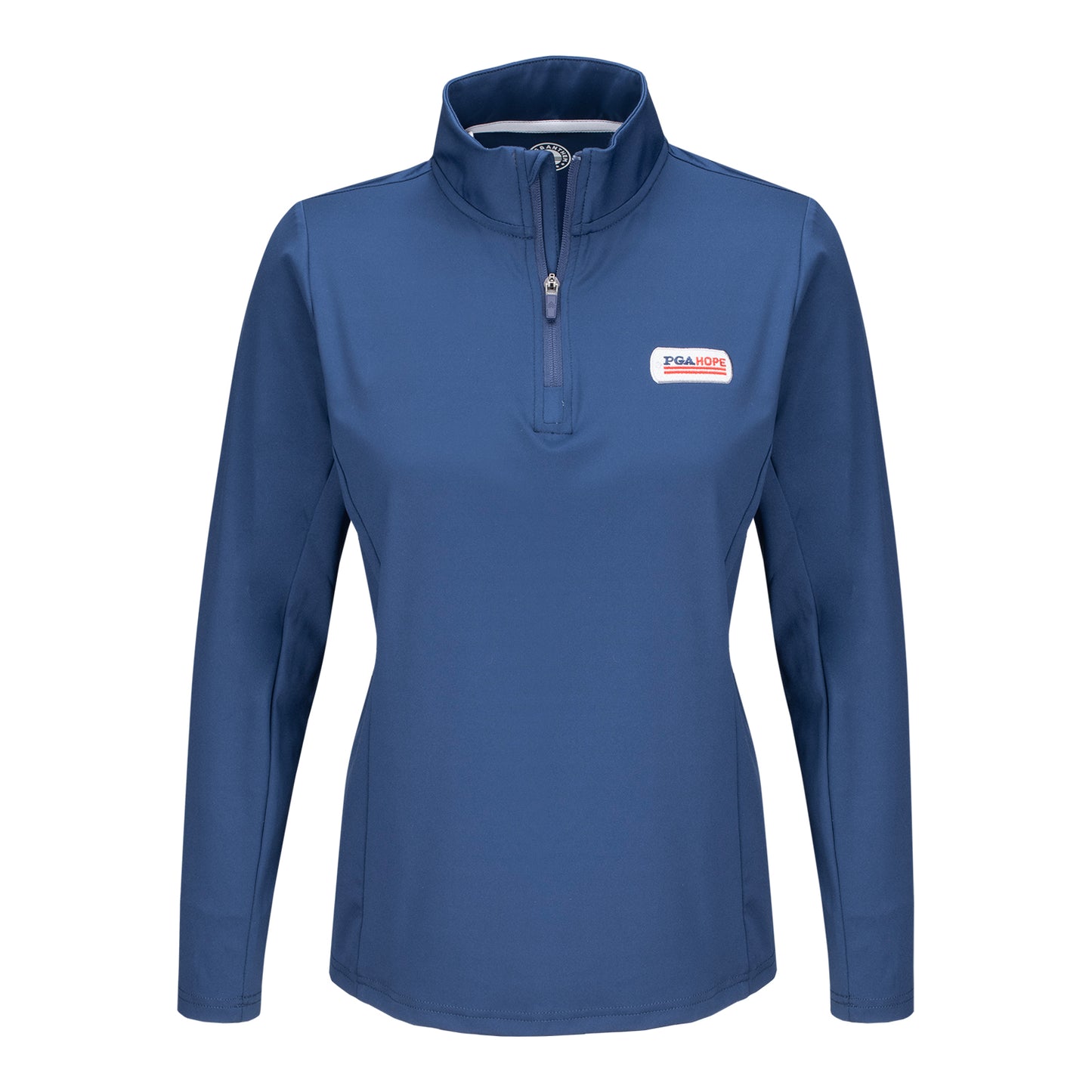 Flag & Anthem PGA HOPE Women's Journey Quarter Zip in Navy - Front View