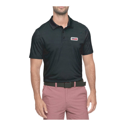 Flag & Anthem PGA HOPE Pinehurst Polo in Black - Modeled Front View