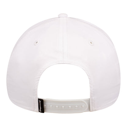 Imperial PGA HOPE Wrightson Rope Hat in White with Red, Navy, & White Rope - Back View