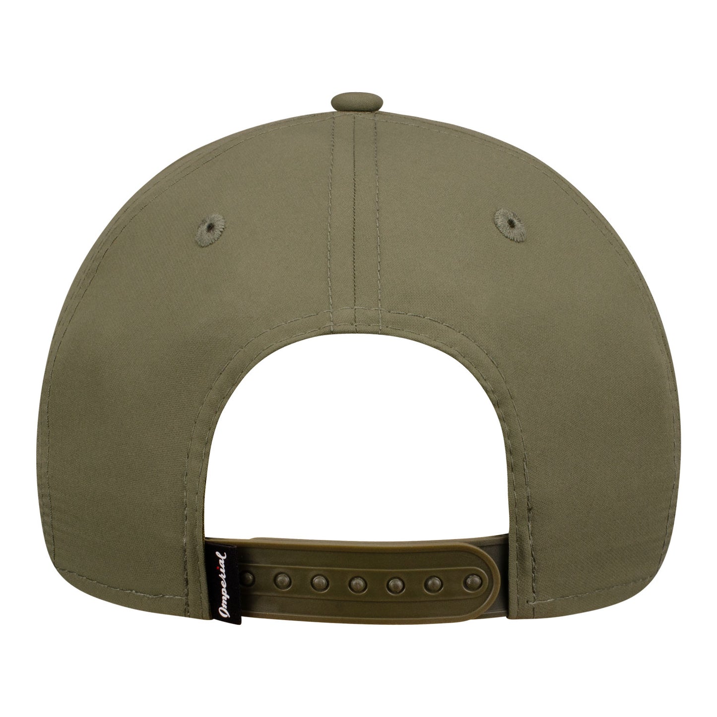 Imperial PGA HOPE Wrightson Rope Hat in Olive with Black Rope - Back View