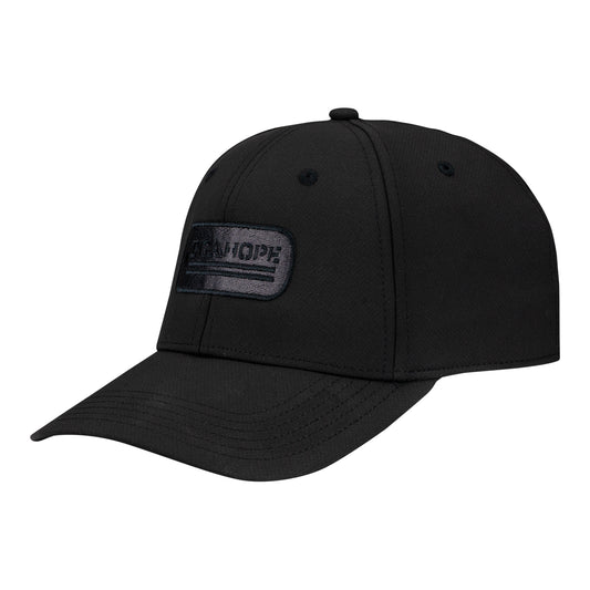 Ahead PGA HOPE Performance Hat in Black - Angled Front Left View