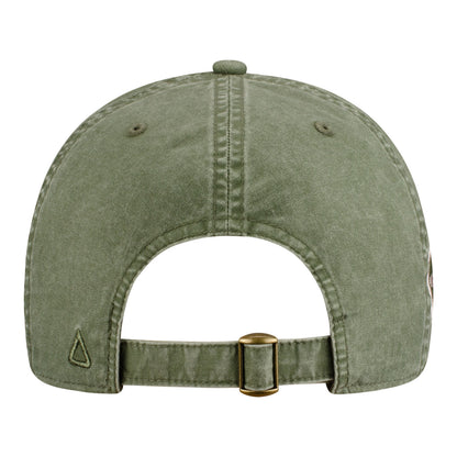 Ahead PGA HOPE Sonne Cotton Twill Patch Flag Hat in Olive - Back View