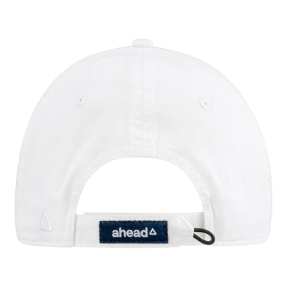 Ahead PGA HOPE Shawmut Hat in White - Back View