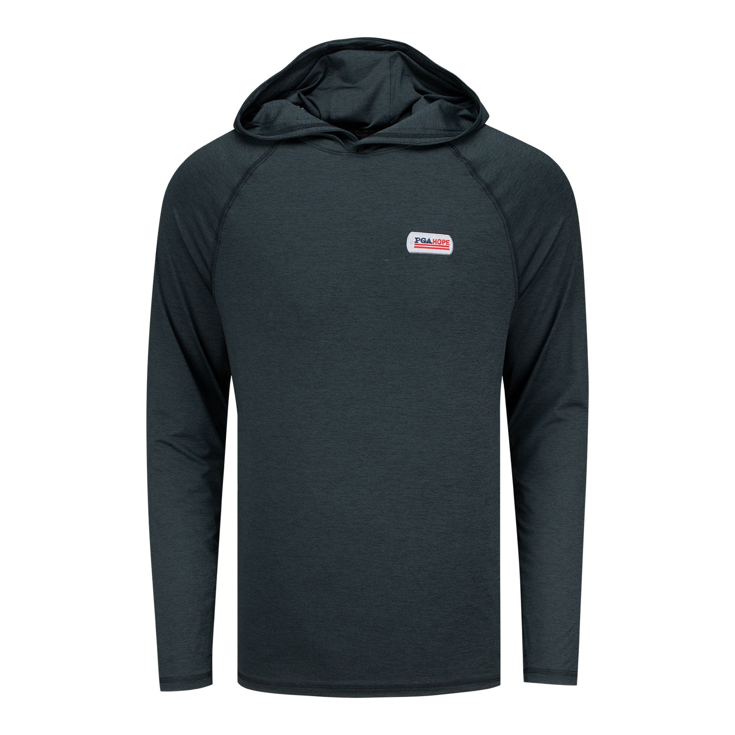 Flag & Anthem PGA HOPE Victory Performance Hoodie in Heather Charcoal - Front View