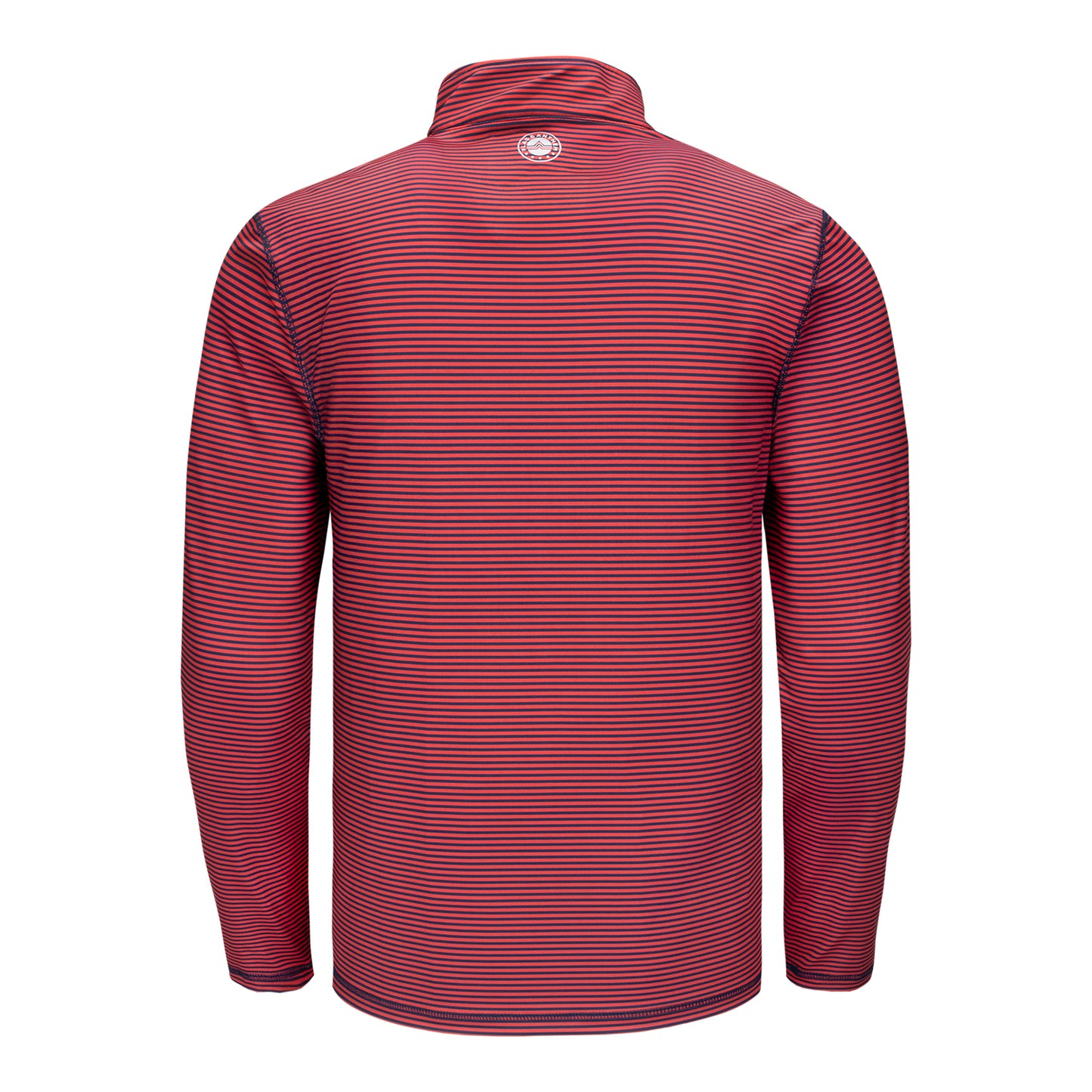 Flag & Anthem PGA HOPE Journey Quarter Zip in Red and Navy - Back View