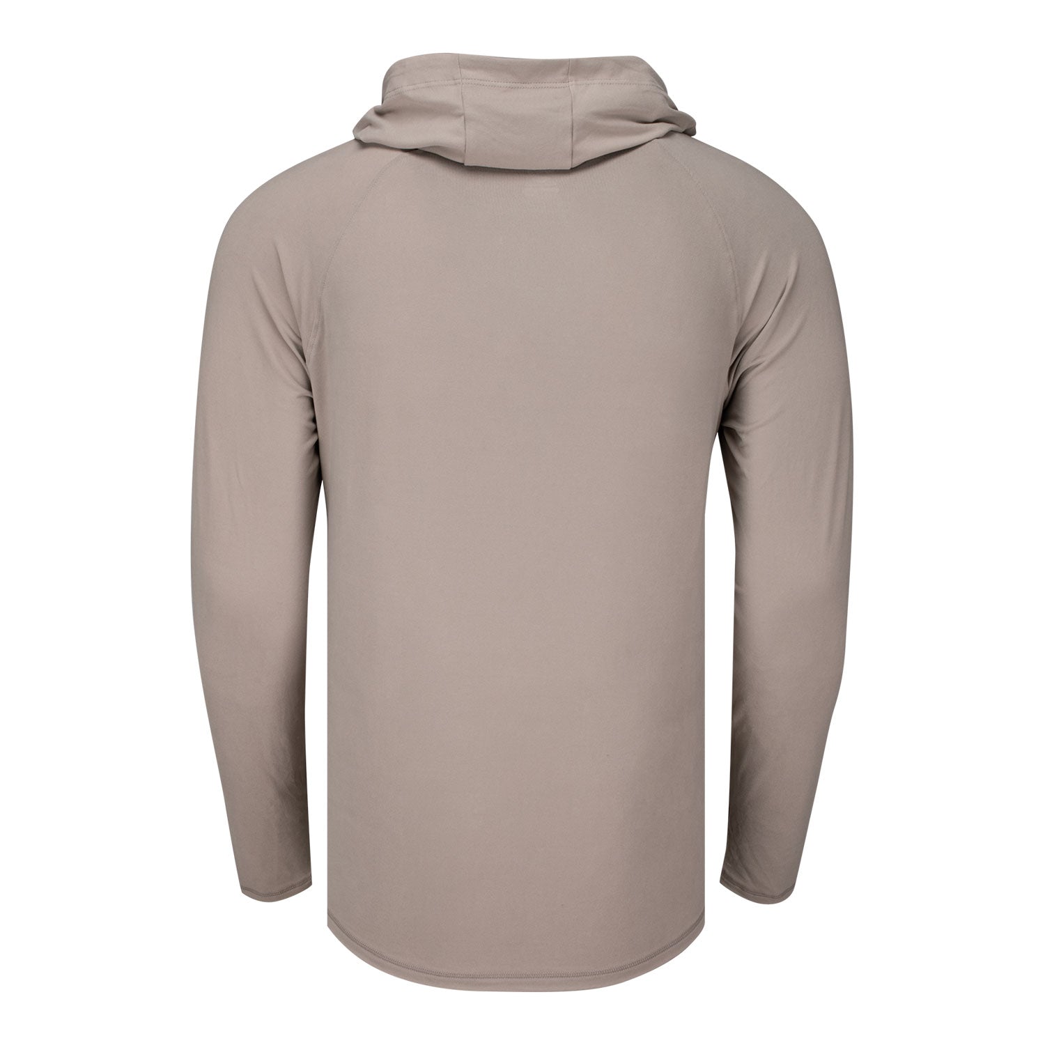 Gear for Sports PGA HOPE Long Sleeve Hooded T-Shirt in Timberwolf Taupe - Back View