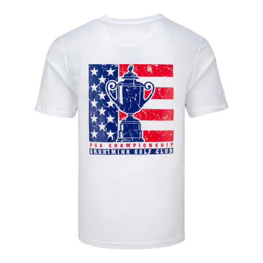 Ahead PGA HOPE X 2026 PGA Championship Instant Classic T-Shirt in White - Back View
