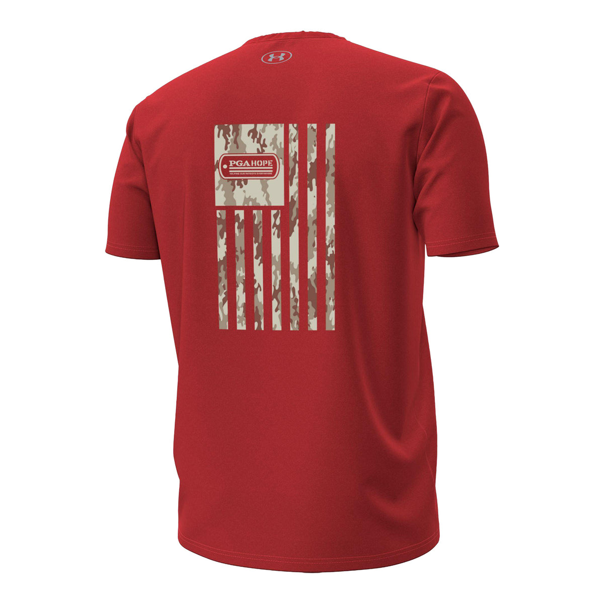 Under Armour PGA HOPE Performance Cotton T-Shirt in Flawless - Back