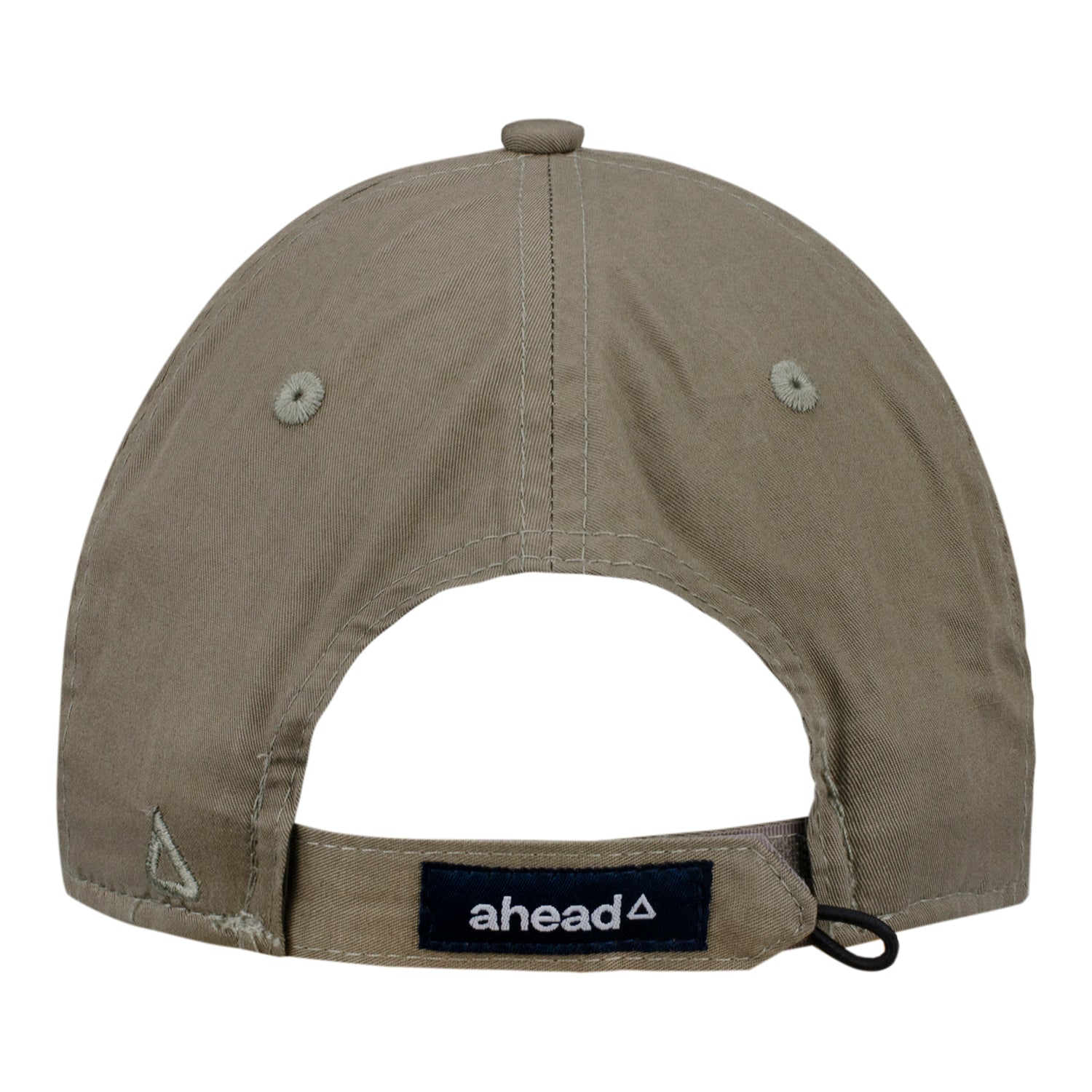 Ahead PGA HOPE Unisex Cotton Unstructured Hat in Brown - Back View