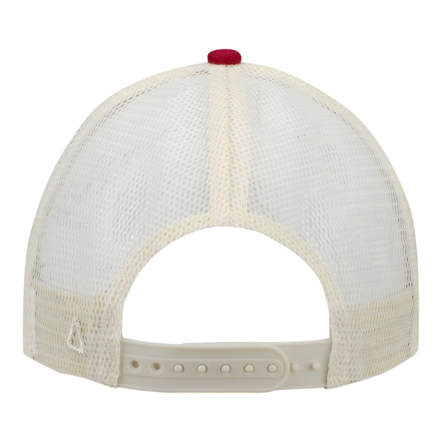Ahead PGA HOPE Classic-Fit Structured Meshback Hat in Red & White - Back View